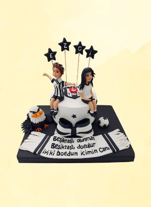 Beşiktaş Taraftar Doğum Günü Pastası