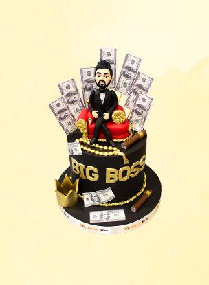 Patron Big Boss Temalı Doğum Günü Pastası