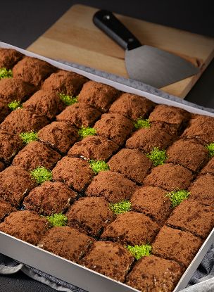 Fıstıklı Kakaolu Soğuk Baklava Kg